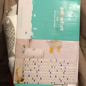 Pillowfort Fish Shower Curtain
